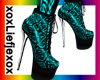 [L]Aqua SNAKE boots lady