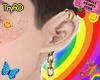 🦋 Gold earrings