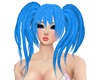 hair blue kawaii