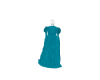 Cerulean Blue Fur Cape