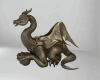 Golden Dragon Statue