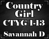 Savannah D- Country Girl