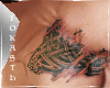 IO-Tiger Chest Tattoo