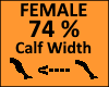Calf Scaler 74% Female