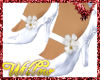 WF>Flower white heel