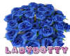 large blue rose rug