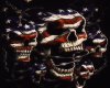 Patriotic Skulls Sticker