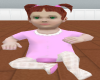 redhead toddler in pink