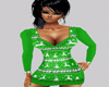SM GREEN HOLIDAY DRESS