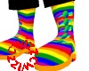 ~Cwizz Rainbow Boots (M)