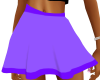 Purple Skirt w Blue Trim