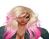 pink&blond hair
