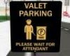 Valet Parking Sign | V2