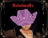 hat cowgirl purple