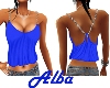 ! AA - Blue Silk Top