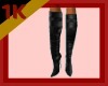 !!1K black leather boots