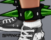 !!S Ankle Spike Green