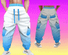 Pants Cargo Azul/Branco