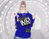 M' Cp Hoodie NR Blue F