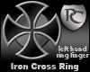 Iron Cross Ring L Hand