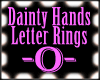 Pink Letter "O" Ring