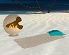 BEACH TURQUOISE RUG/POSE