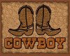 Cowboy Leather Patch 3