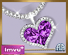 Custom Necklace Purple