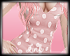 [L] Pink Polka Dot Dress