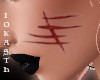 IO-Scratch Face Tattoo