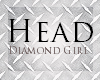 Diamond Girl Head