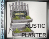 RUSTIC WELCOME PLANTER
