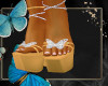 Peach Butterfly Heels