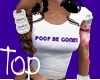 |L| Be Gone White Tee