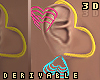 Heart Earring F