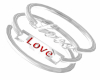 Sage WGold Love Bracelet