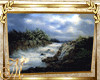 DAR art waterfall frame