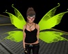 Lime Green Fairy Wings