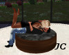 JC~Round Couch Kiss
