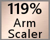 Arm Scaler 119% F A