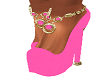 Jeweled Pink Heels