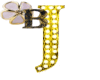 B♛|Gold Sign Letter J