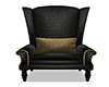 Black and gold chair