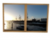 window over ship yard