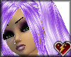 S purple zine hair