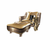 Gold Cuddlee Chair