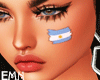 Argentina  face Tatto