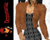 Heart Lace Jacket BROWN