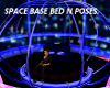 space bed with poses,
