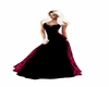F-Black/Red long Gown